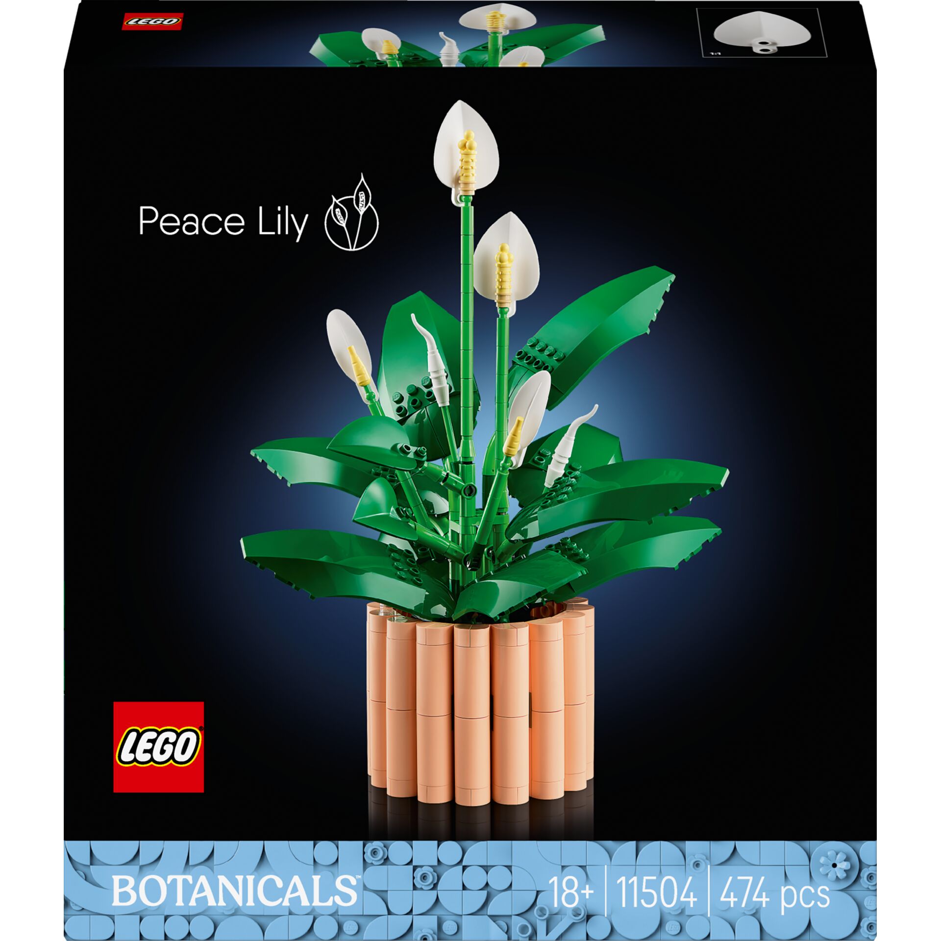 LEGO BOTANICALS 11504 Mírová lilie