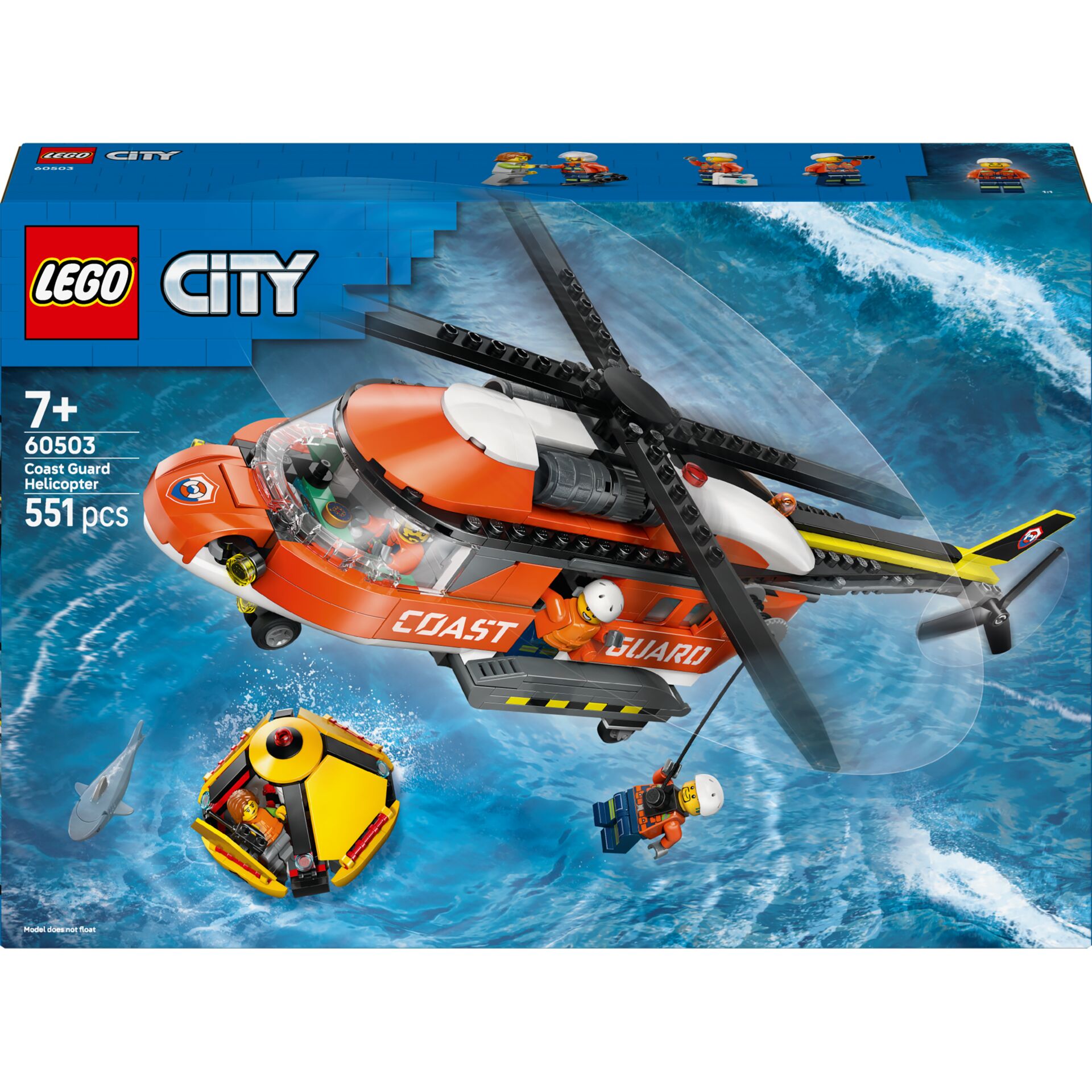 LEGO CITY 60503 Vrtulník pobřežní stráže