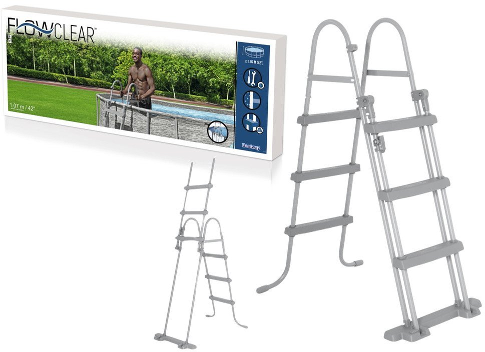 Schodíky Bestway® 58330, rebrík do bazéna, 139 cm