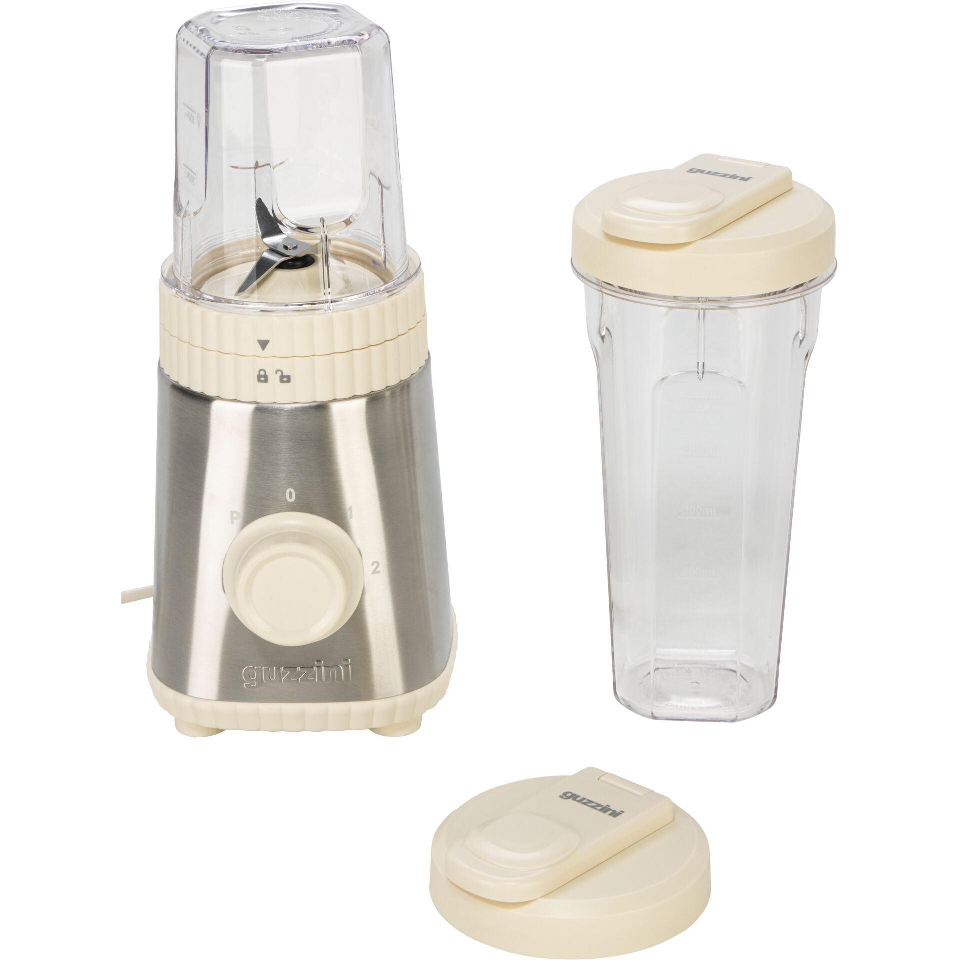 Guzzini Sous Chef Mobiler Mixer ON-THE-GO, creme
