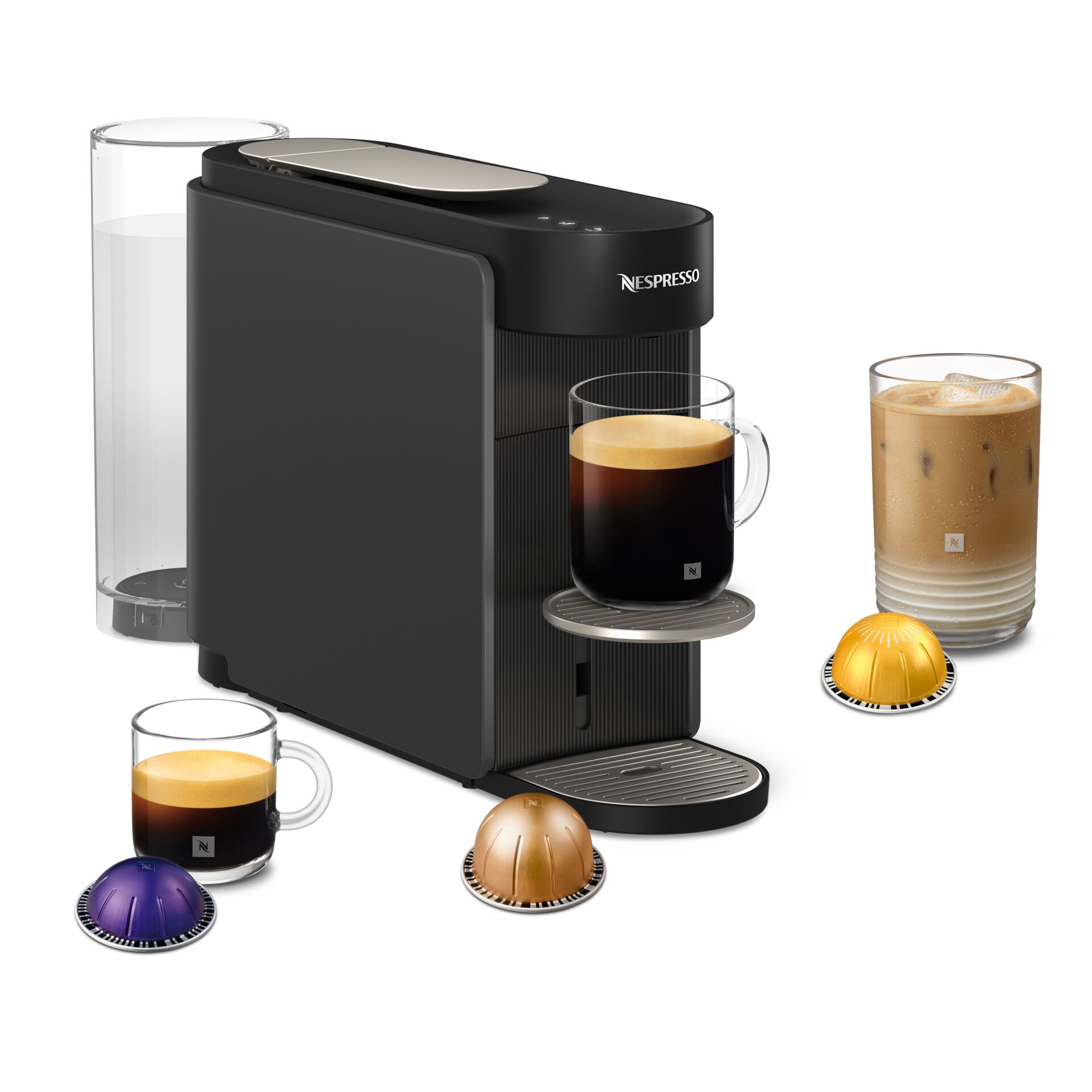 Nespresso Vertuo Up ENV 200.GY by Delonghi, grau