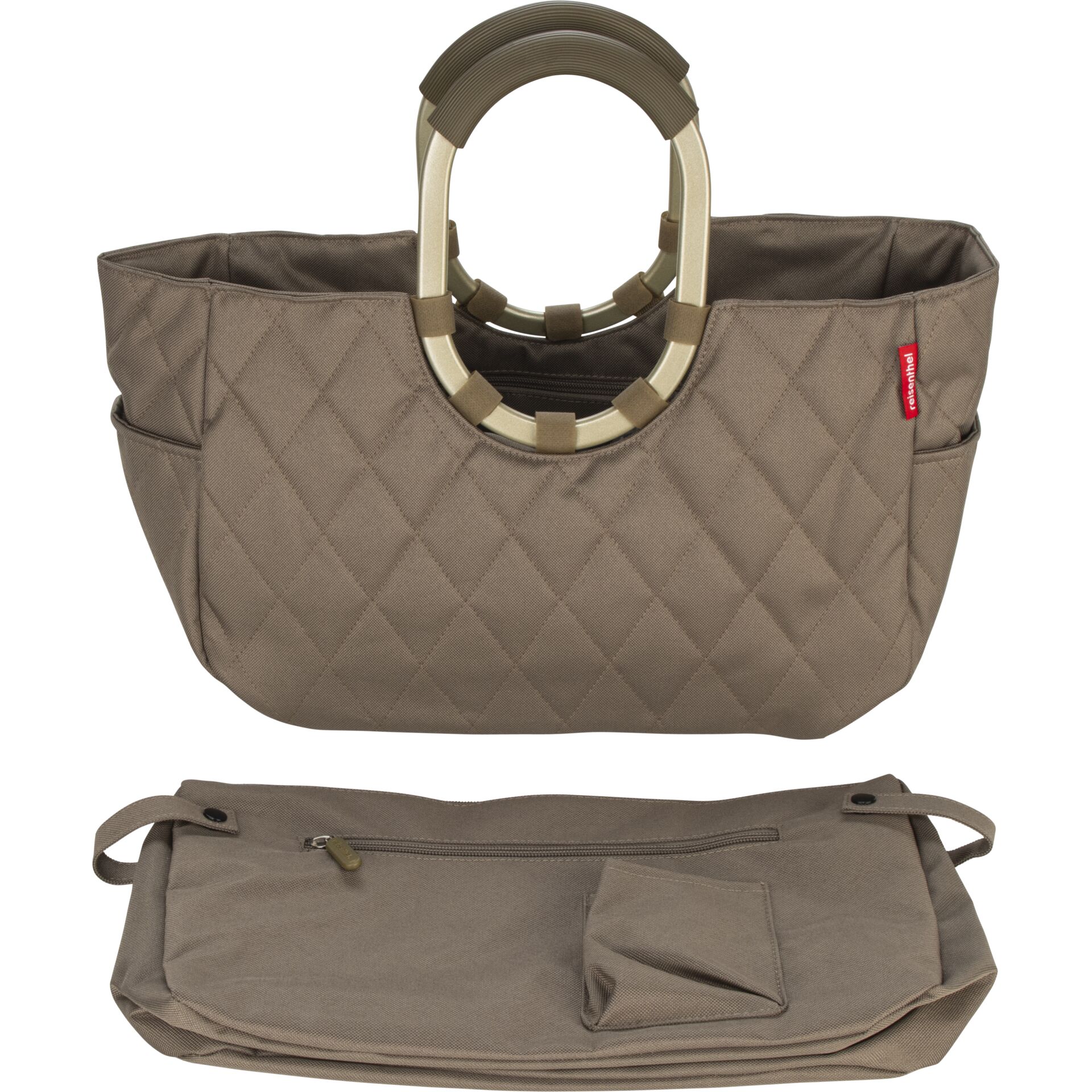 Reisenthel loopshopper M  frame rhombus olive