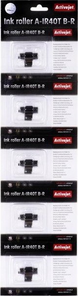 Activejet A-IR40T B-R set of ink rollers -R; IR40T replacement; Supreme; 5 pcs; black; red