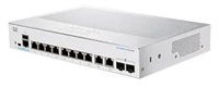 Cisco switch CBS350-8T-E-2G, 8xGbE RJ-45, 2xGbE RJ-45/SFP combo, fanless - REFRESH