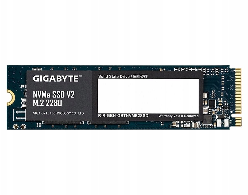 Gigabyte SSD NVMe V2 256GB SSD, PCIe Gen3x4, M.2 2280, (R: 3200 MB/s, W: 1200 MB/s)