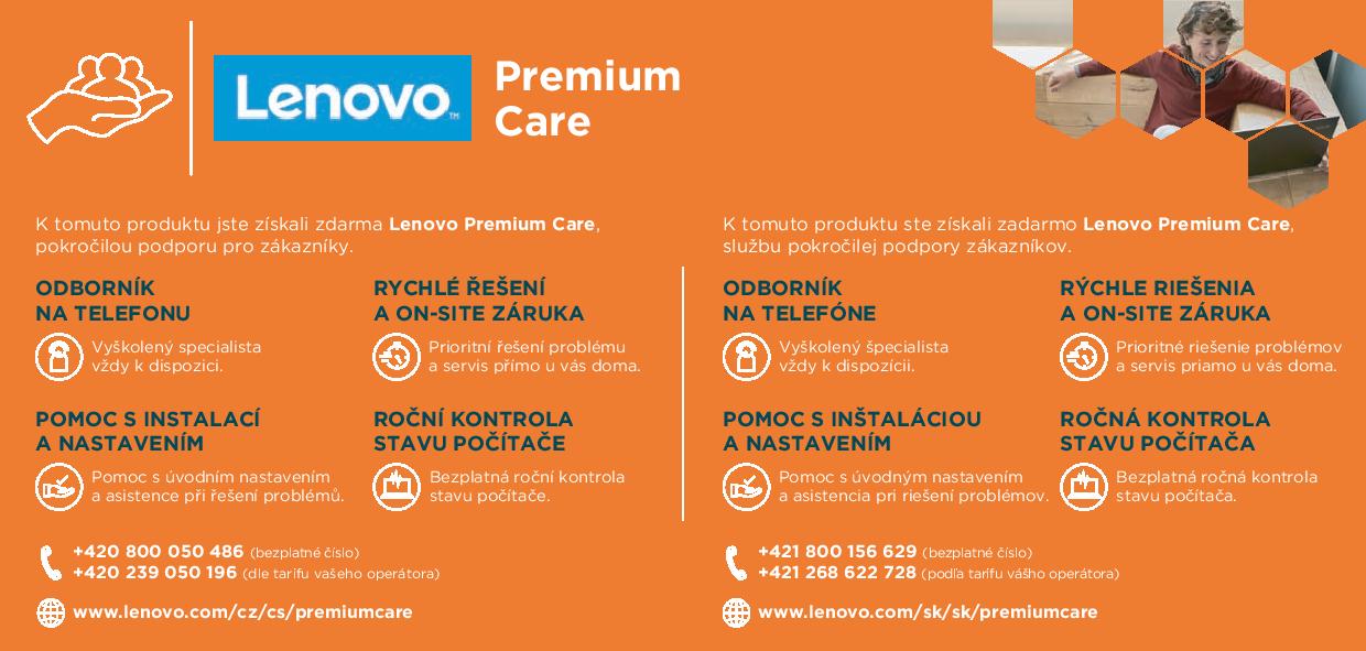Dodatečné záruky – notebooky Lenovo  ThinkPlus ePac Premium Care 3Yr Upgrade z 2Yr Base Warranty