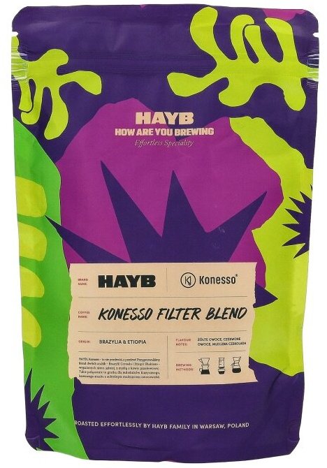 HAYB kávová zrna filtrovaná směs 250g