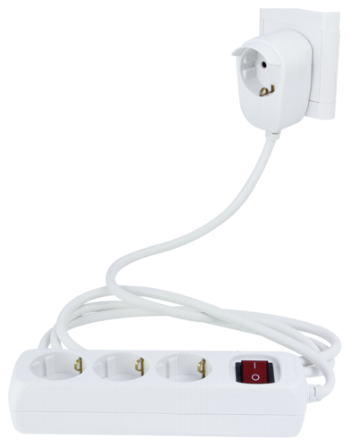 REV Steckdosenleiste Powersplit 2m 3+1-fach s Schalter biela