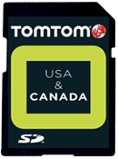 TomTom mapy USA a Kanady v8.70, IQ Routes MicroSD
