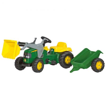 Traktor Rollytoys John Deere s prívesom 023110