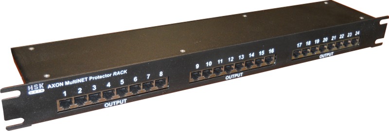 Prepäťová ochrana AXON MultiNET 24xRJ45 Rack