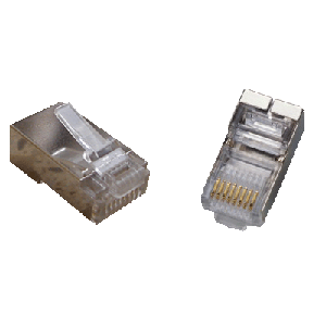 Konektor RJ45 STP Cat5e 8p8c 100 ks, pre drôt