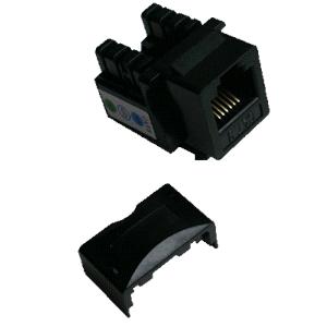 Keystone UTP RJ12 Cat.3 (DUAL) čierny