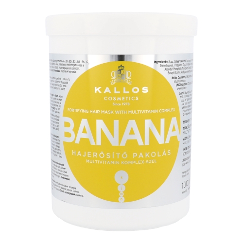 Maska na vlasy Kallos Banana Fortifying Hair Mask 1000ml
