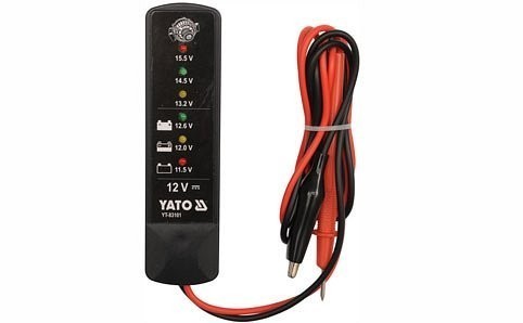 Tester autobaterií LED, YATO