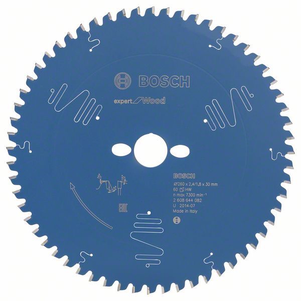 Bosch Expert for Wood, O 260 mm, 60T Pílový kotúč