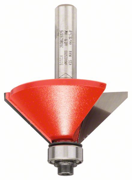 Fazetovací fréza; 8 mm, D 44 mm, L 18,5 mm, G 61 mm - 3165140802260 BOSCH