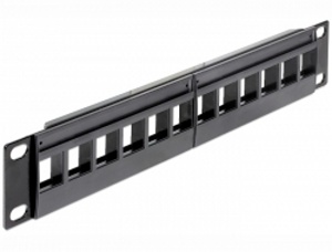 Delock 10 "Keystone Patch Panel 12 Portov