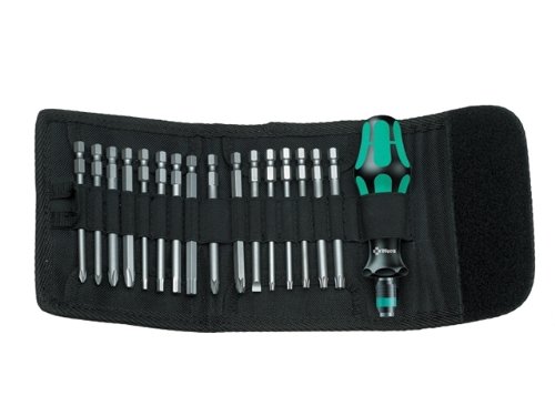 WERA Kraftform Kompakt 60 Pouch with 89 mm-long bits