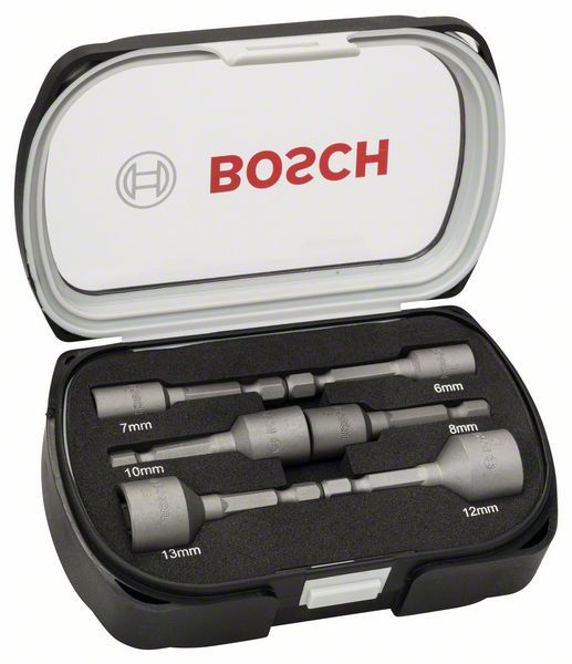 BOSCH 6-dielna sada nástrčných kľúčov 1/4" 2608551079