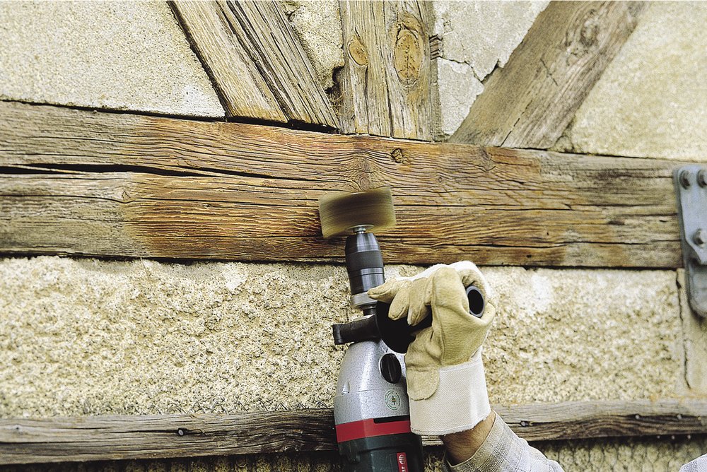 Wolfcraft kartáč na strukturování dřeva o 80 mm 2265000