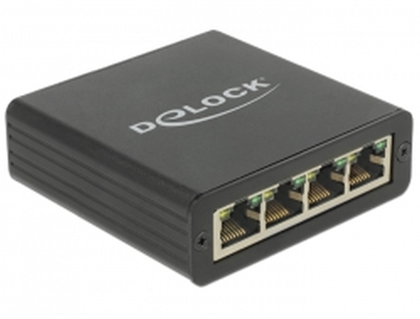 Delock Adaptér USB 3.0 > 4 x Gigabit LAN