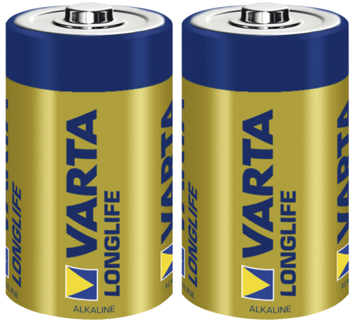 1x2 Varta Longlife Mono D LR 20