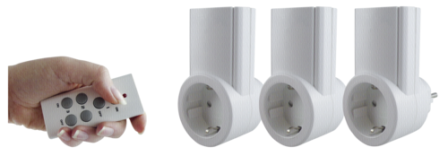 REV wireless Socket Set white 3+1