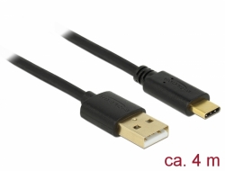 DeLock 83669 Kabel USB2.0 Kabel Typ-A zu Type-C 4 m