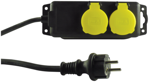 REV Predlzov. kabel IP44 2-fach 1,4m
