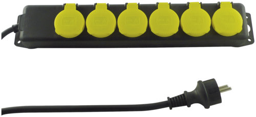 REV Predlzov. kabel IP44 6-fach 1,4m