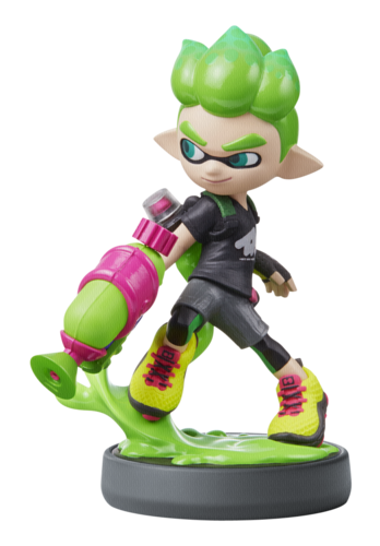 Nintendo amiibo Splatoon Inkling Boy Neon-Green