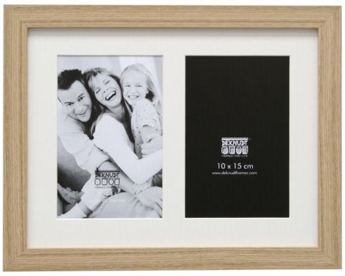 Deknudt S66KB2 Galerie   2x13x18 Holz naturfarbe s Passepartout
