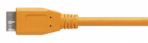 Tether Tools USB-C to 3.0 Micro- B Right Angle 4,60m oranzova