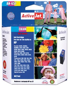ActiveJet Ink cartridge HP 6657 Col ref no57 - 21 ml AH-657
