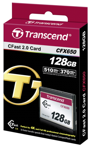 Transcend CFast 2.0 CFX650 128GB