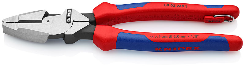 Knipex 09 02 240 T BK Kliešte kombinované - silové, americký model TT