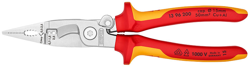 Knipex 13 96 200 SB Kliešte univerzálne elektroinštalačný