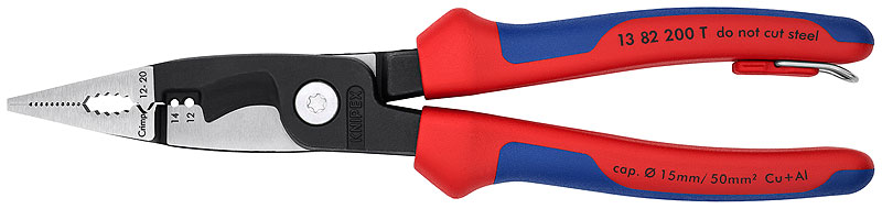 Knipex 13 82 200 T BK Kliešte pre elektroinštalácie TT