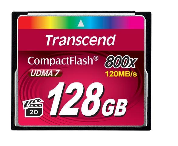 Transcend Compact Flash 128GB 800x