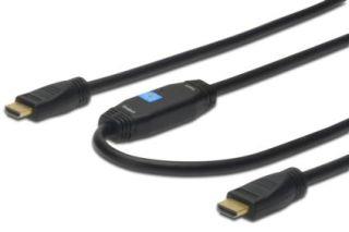 Digitus propojovací kabel s Aktivním zesílením HDMI High Speed Ethernet Ultra HD 24p,  15M