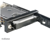 AKASA HDD box  Lokstor M52, 1x 3,5" SATA HDD do 5,25" interní pozice,  černý