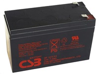CSB 12V 7,2Ah olověný akumulátor (12V/7,2Ah - Faston 250)