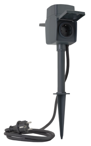 REV Link2Home vonkaj. zasuvka m Pozemny hrot 2-krat