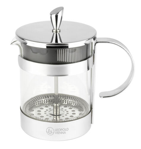 Leopold Vienna Kavovar Luxe ocel 600ml/5 salky LV01536