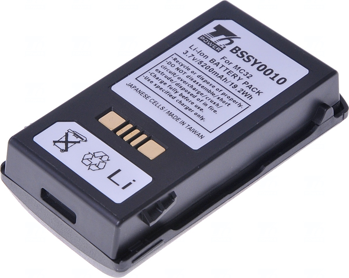 Baterie T6 power Motorola Zebra MC3200, MC32N0-G, MC32N0-R, MC32N0-S, 5200mAh, 19,2Wh, Li-ion