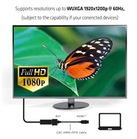 Club3D Adaptér pasivní HDMI na DVI-D Single Link (M/F), 22cm