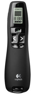 Logitech Wireless Presenter R800, 2.4 GHz, LCD, USB