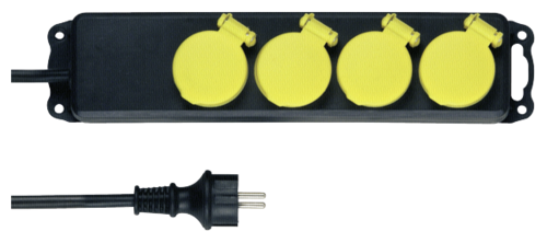 REV Predlzov. kabel IP44 4-fach 1,4m