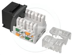 Keystone Solarix CAT5E UTP RJ45 čierny svorkovnice